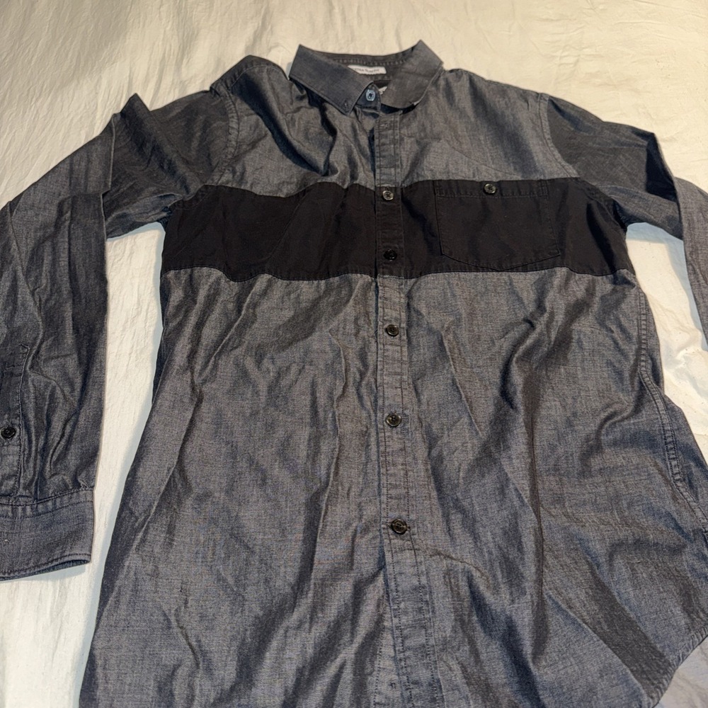 Express Men's Button Down Shirt Extra Slim‎ Fit Size Medium